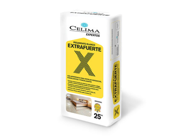 CELIMA - Pegamento Celima En Polvo Blanco 25 Kg Extrafuertepara