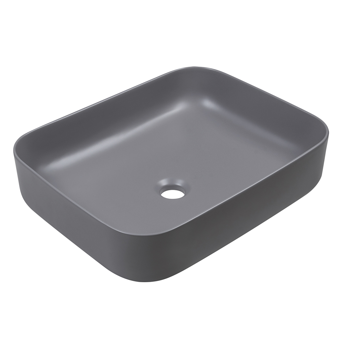 Lavabo de mármol Vesubio piedra gris 35 cm