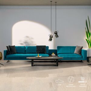 Porcelanato Tabit Doble Carga Blanco Brillante - 60X60 cm - 1.44 m2 - Imagen 1