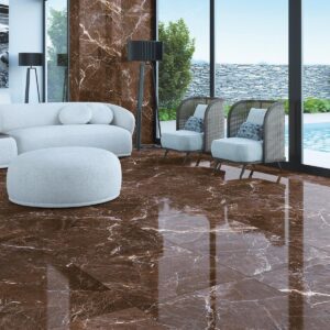Piso Marmo Brown Dark Pulido Rectificado - 72 x 72 cm - 2.07 m2 - Imagen 1