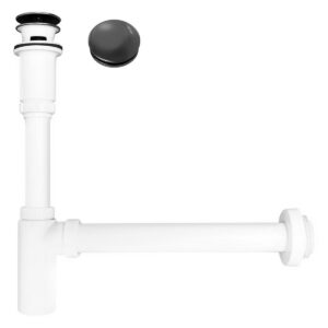 Trampa Minimalista Con Desagüe Push - Blanco - Imagen 1
