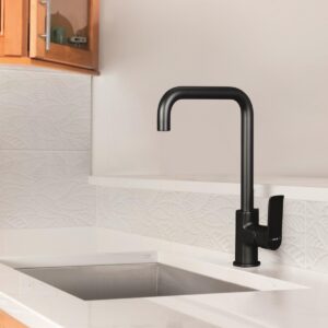 Monocomando Trebol Cambria Para Lavadero - Negro - Imagen 1
