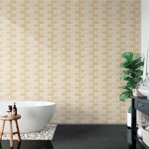 Mayólica Celima Brick New Ondas Hueso BR - 30x60 cm - 1.80 m2 - Imagen 1