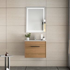 Mueble De Baño Golden Bath Alaska Castaño 61X50X47 Cm C/ Rebose Inc. Lavatorio Empotrar - Imagen 1