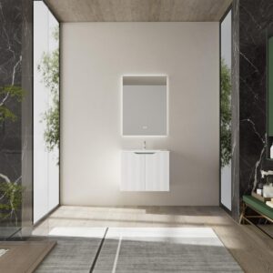 Mueble De Baño Golden Bath Candis Blanco 60X50X46 Cm C/ Rebose Inc. Lavatorio Empotrar - Imagen 1