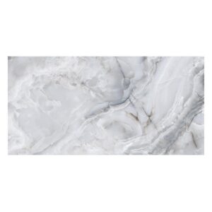Porcelanato Quartz Calcedonia Gris Brillante - 60X120 cm - 2.16 m2 - Imagen 1