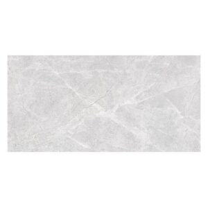 Porcelanato Quartz Milky Gris Claro Brillante - 60X120 cm - 2.16 m2 - Imagen 1