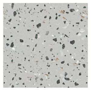 Porcelanato Terrazo Gris Brillante - 60X60 cm - 1.44 m2 - Imagen 1