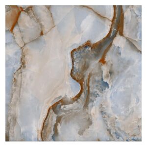 Porcelanato Venatino Marrón Brillante - 60X60 cm - 1.44 m2 - Imagen 1