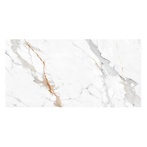 Porcelanato Calacatta Blanco Brillante - 60X120 cm - 1.44 m2 - Imagen 1