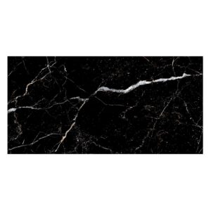 Porcelanato Carrara Negro Brillante - 60X120 cm - 1.44 m2 - Imagen 1