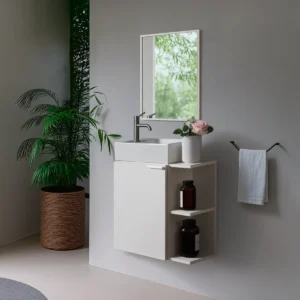 Mueble Para Baño Milano Con Espejo - Blanco - Imagen 1