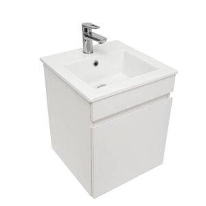 Vanitorio Trebol Cambria Blanco 50X40X41 Cm Inc. Lavatorio C/ Rebose (610005828-610005825) - Imagen 1