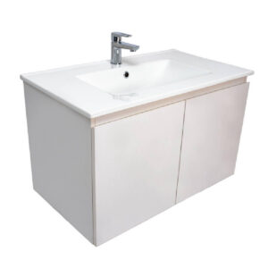Vanitorio Trebol Tempra Plus Blanco 50X80X46 Cm Inc. Lavatorio C/ Rebose (610005822-610005824) - Imagen 1