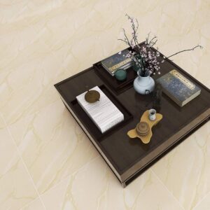 Porcelanato Marmolizado Beige Pulido Nanométrico - 60x60 cm - 1.44 m2 - Imagen 1