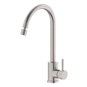 Monocomando Inox para Mueble con Pico Giratorio y Aireador - Imagen 1