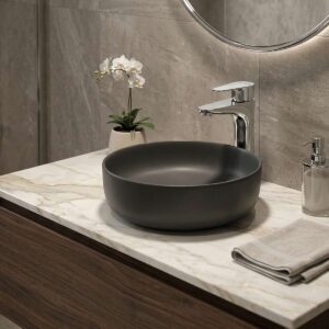 Monocomando Inox Pico Bajo - Imagen 1