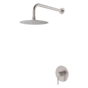 Monocomando Inox para ducha con salida de 20cm - Imagen 1