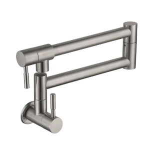 Llave Inox para pared con Pico Retractil - Imagen 1