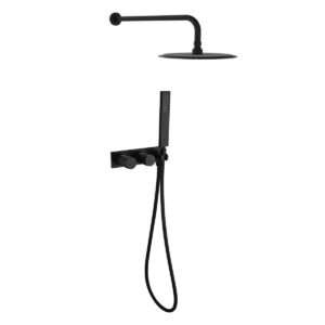 Ducha Teléfono Eos + Cabeza De Ducha Cuadrada + Brazo Para Ducha - Imagen 1