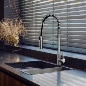 Monocomando Dima Chef P/Cocina C/Cuell Desplegable Conex ?Tub De Abast Y Kit Inst.P/Mueble - Imagen 1