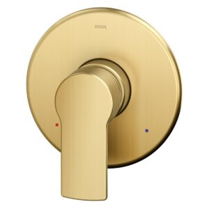 Monocomando Argon Para Ducha Cepillado - Dorado - Imagen 1
