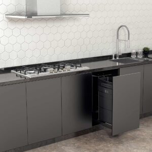 Basurero deslizante Slide - A/Inox C/PP - 45L
