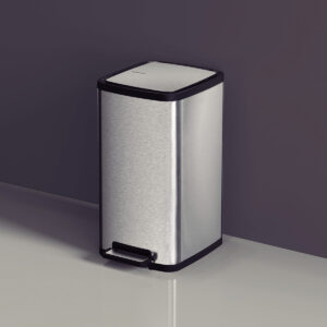 Basurero Octos con pedal - A/Inox - 15 L