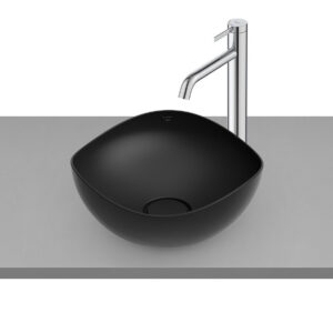 Bowl Roca Ruy Ohtake 375 Apoyo Negro Mate