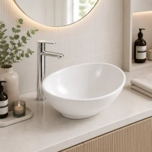 Bowl Golden Bath Harley Blanco - 41.5x33.5x15