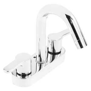 Mezcladora Vainsa Mares Colección Maui De Lavatorio 4' Al Mueble Con Planchuela Pico Al Cromo Va7 - Imagen 1